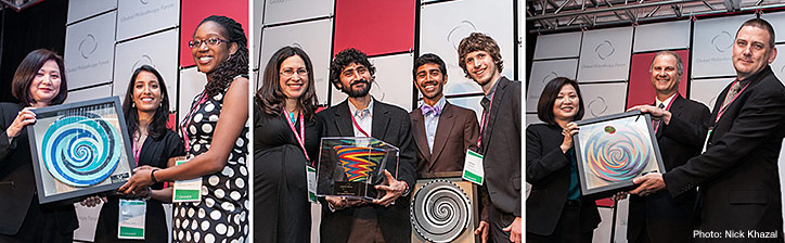 The 2012 Wireless Innovation winners at the Global Philanthropy Forum
