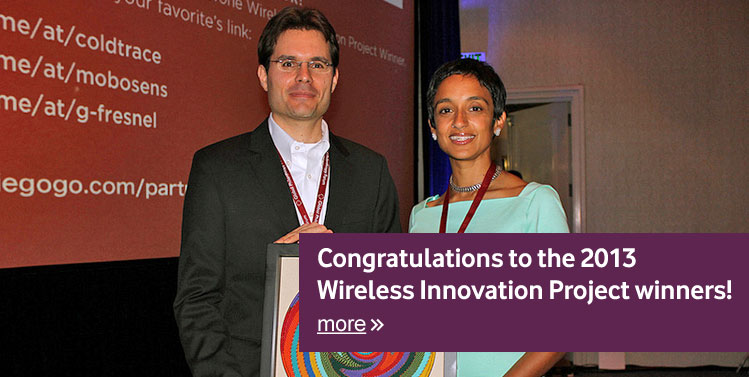 2013 Wireless Innovation Project finalists event