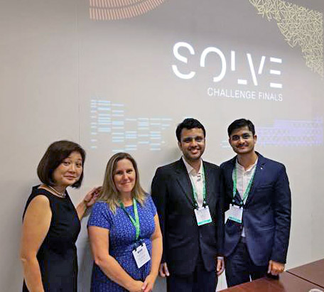 June Sugiyama with MIT Solve Innovation for Women Awards finalists